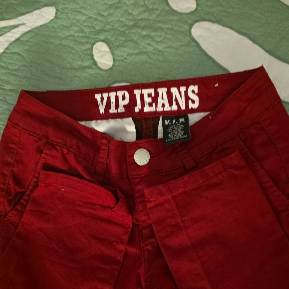 VIP Red Skinny Jeans